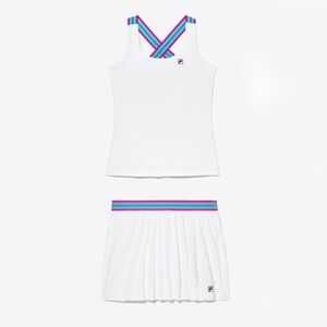Fila Tie Breaker Skort and matching Tank Top Tennis Outfit Size Medium